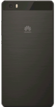Huawei P8 Lite Zwart achterkant miniatuur
